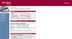 Desktop Screenshot of privatkredite.dslbank.de